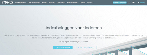 indelta indexbeleggen voor iedereen