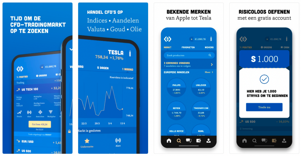 Stryk app bux aandelen cfd